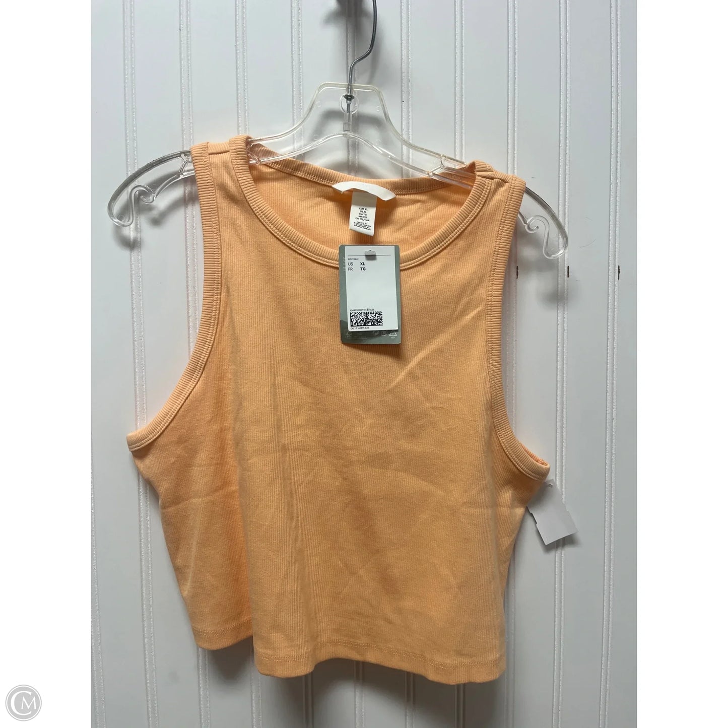 Tank Top By H&m In Orange, Size: Xl