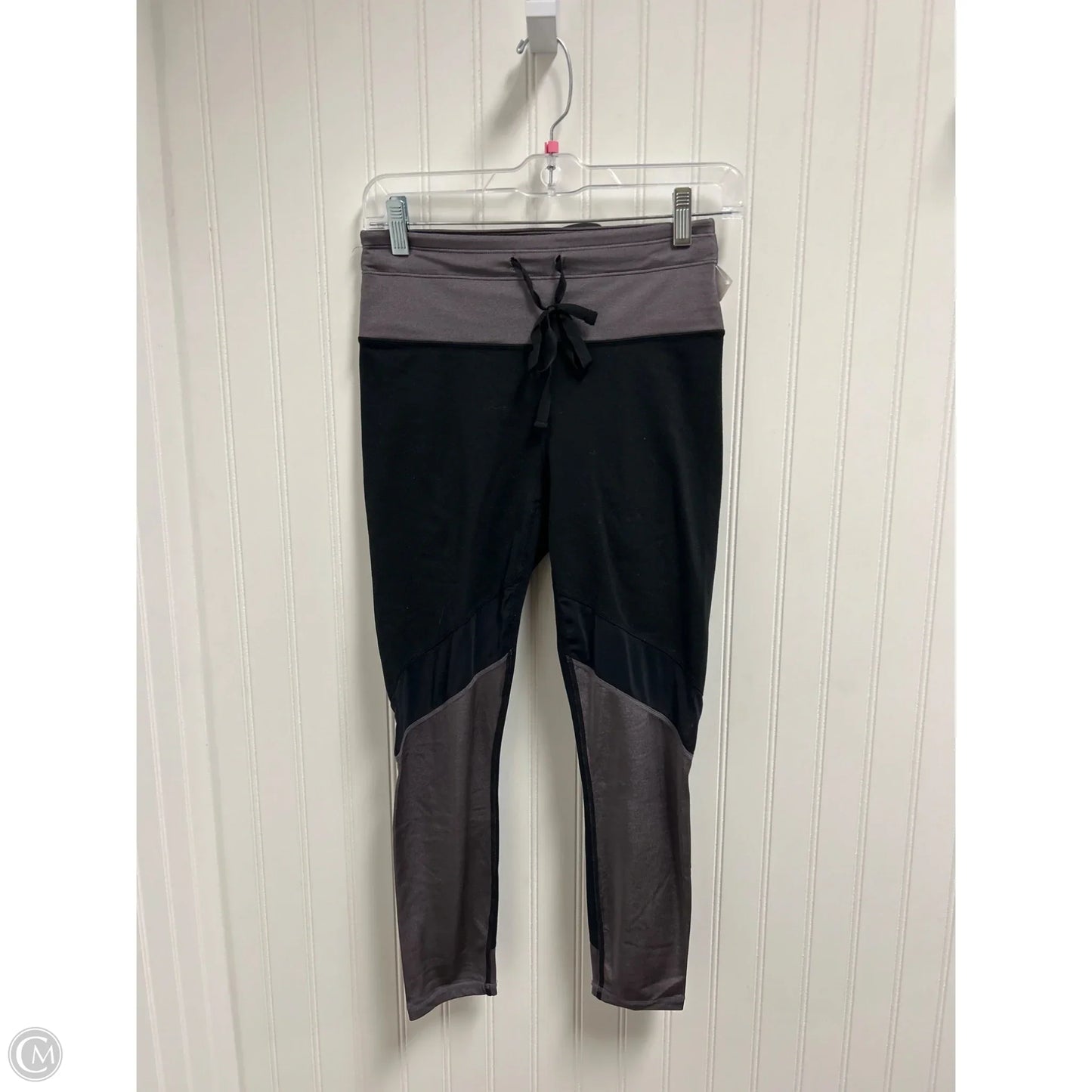 Athletic Leggings By Fabletics In Black & Purple, Size: S