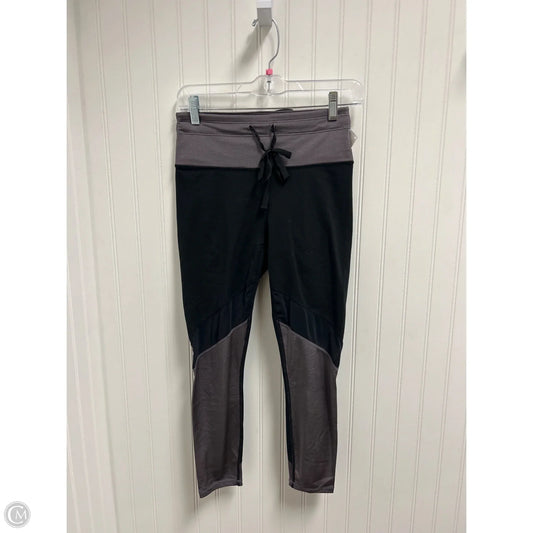 Athletic Leggings By Fabletics In Black & Purple, Size: S