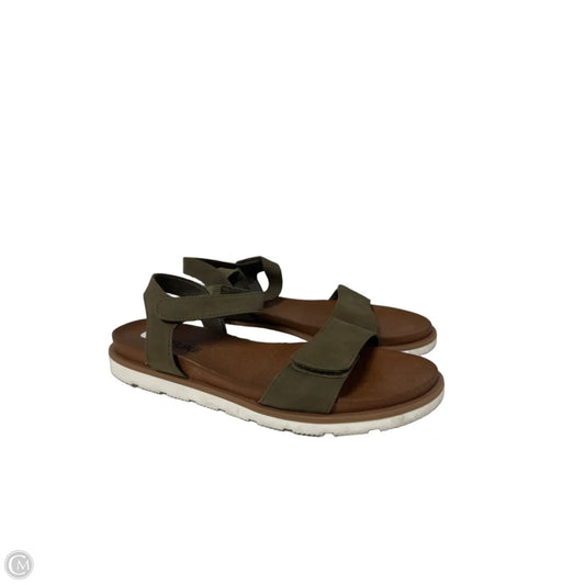 Sandals Flats By Madewell In Green, Size: 7