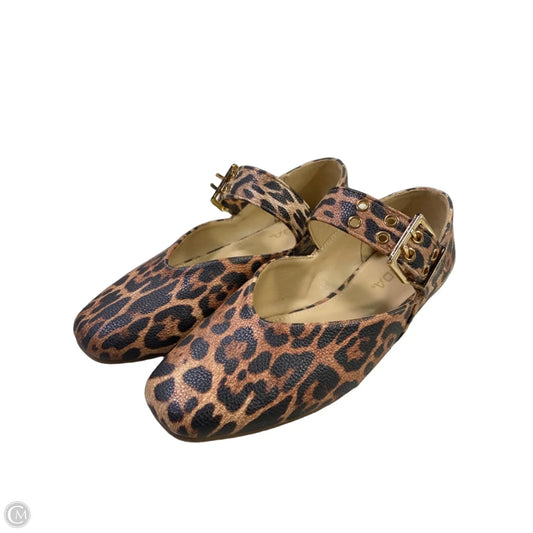 Shoes Flats By Soda In Animal Print, Size: 6