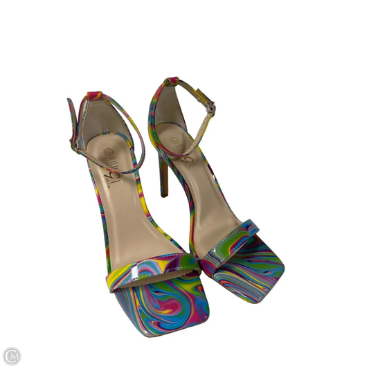 Shoes Heels Stiletto By Rouge In Multi-colored, Size: 6.5