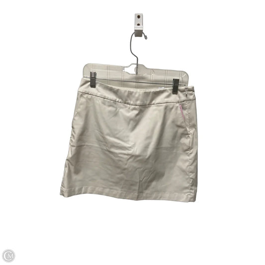 Athletic Skort By Nike In White, Size: S