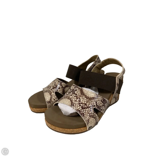Shoes Heels Wedge By Corkys In Animal Print, Size: 7