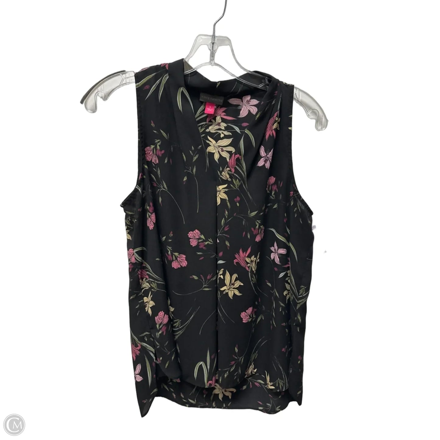 Top Sleeveless By Vince Camuto In Floral Print, Size: S