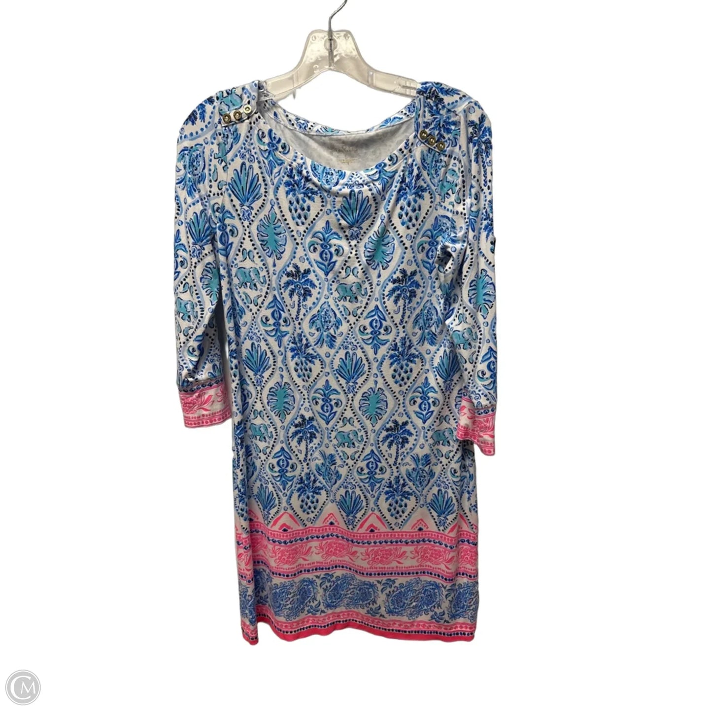Dress Designer By Lilly Pulitzer In Blue & Pink, Size: S
