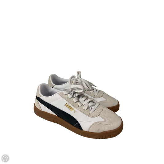 Shoes Athletic By Puma In Cream, Size: 8