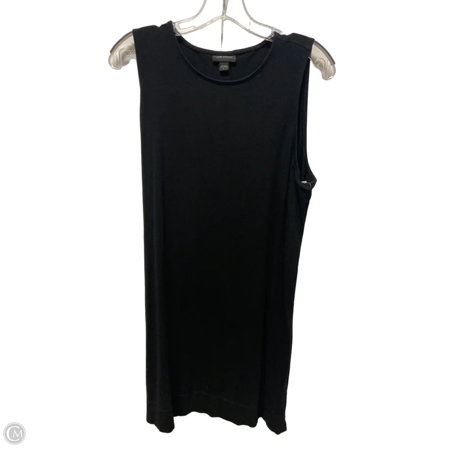 Dress Casual Midi By J. Jill In Black, Size: L