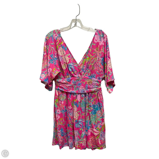 Dress Designer By Lilly Pulitzer In Blue & Pink, Size: S