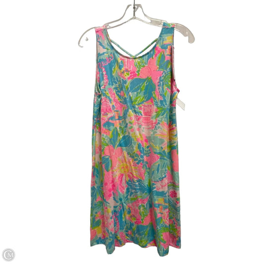Dress Designer By Lilly Pulitzer In Blue & Pink, Size: S