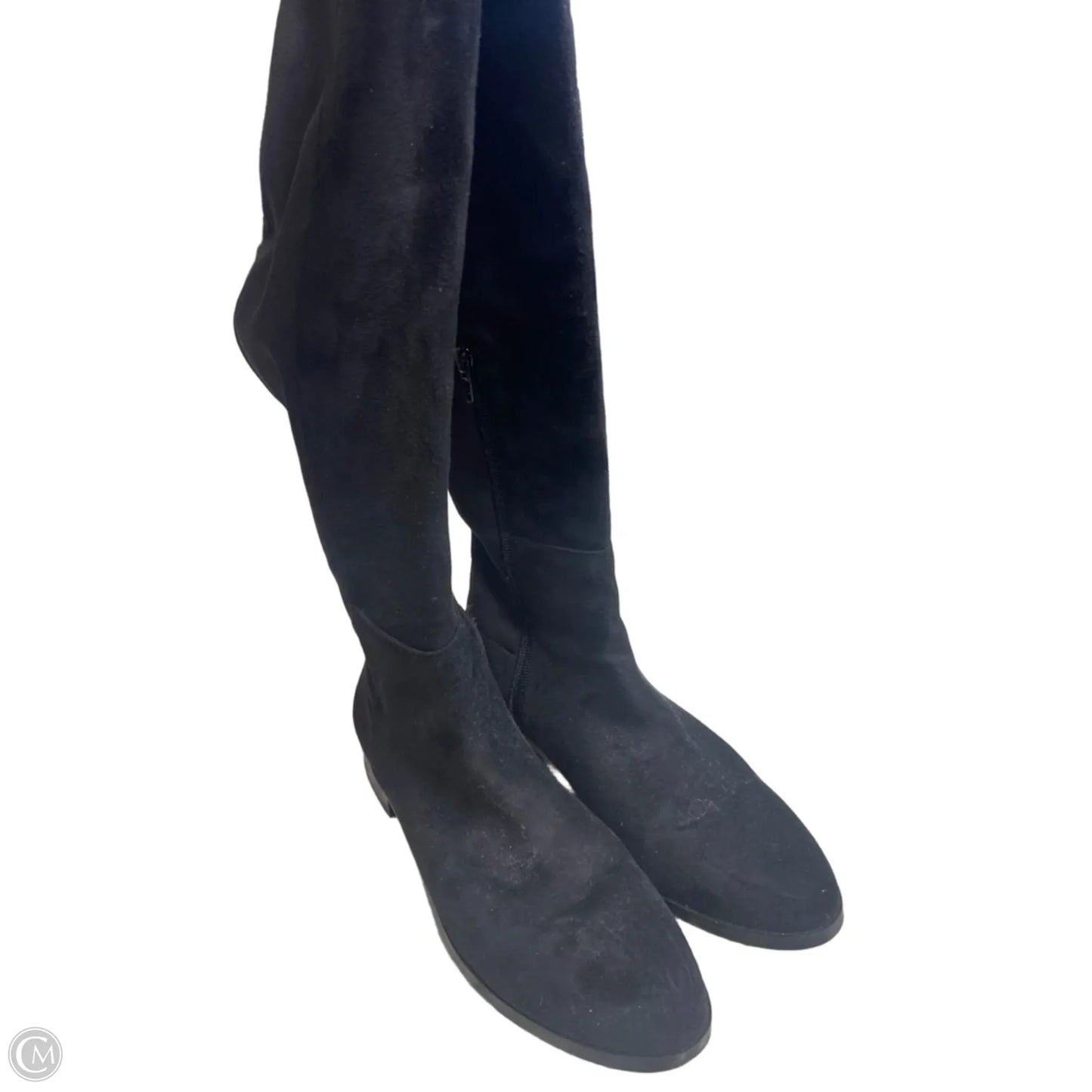 Boots Knee Heels By J. Crew In Black, Size: 7