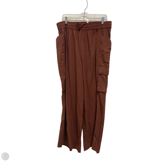 Athletic Pants By Fabletics In Brown, Size: Xl