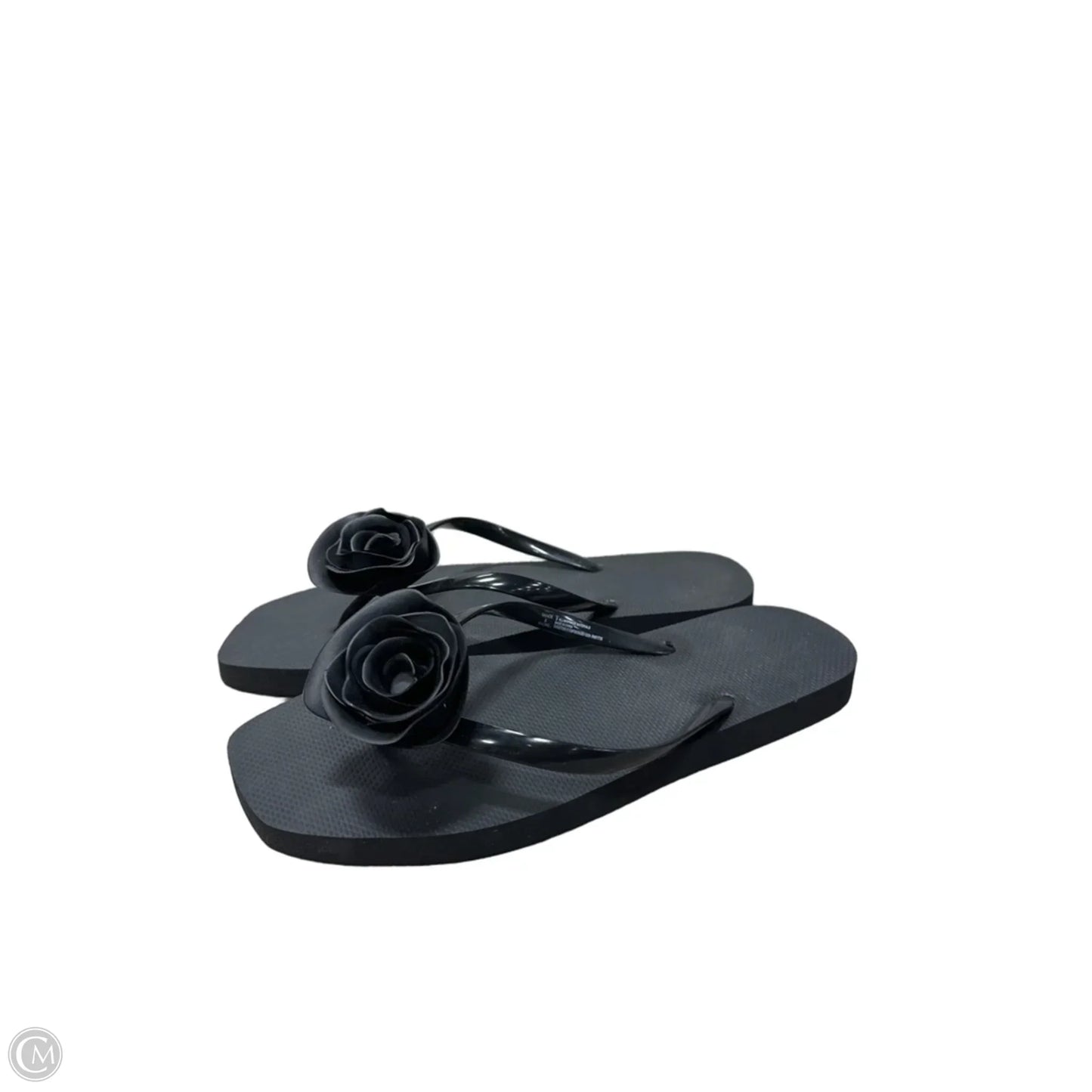 Sandals Flip Flops By Shade & Shore In Black, Size: 9