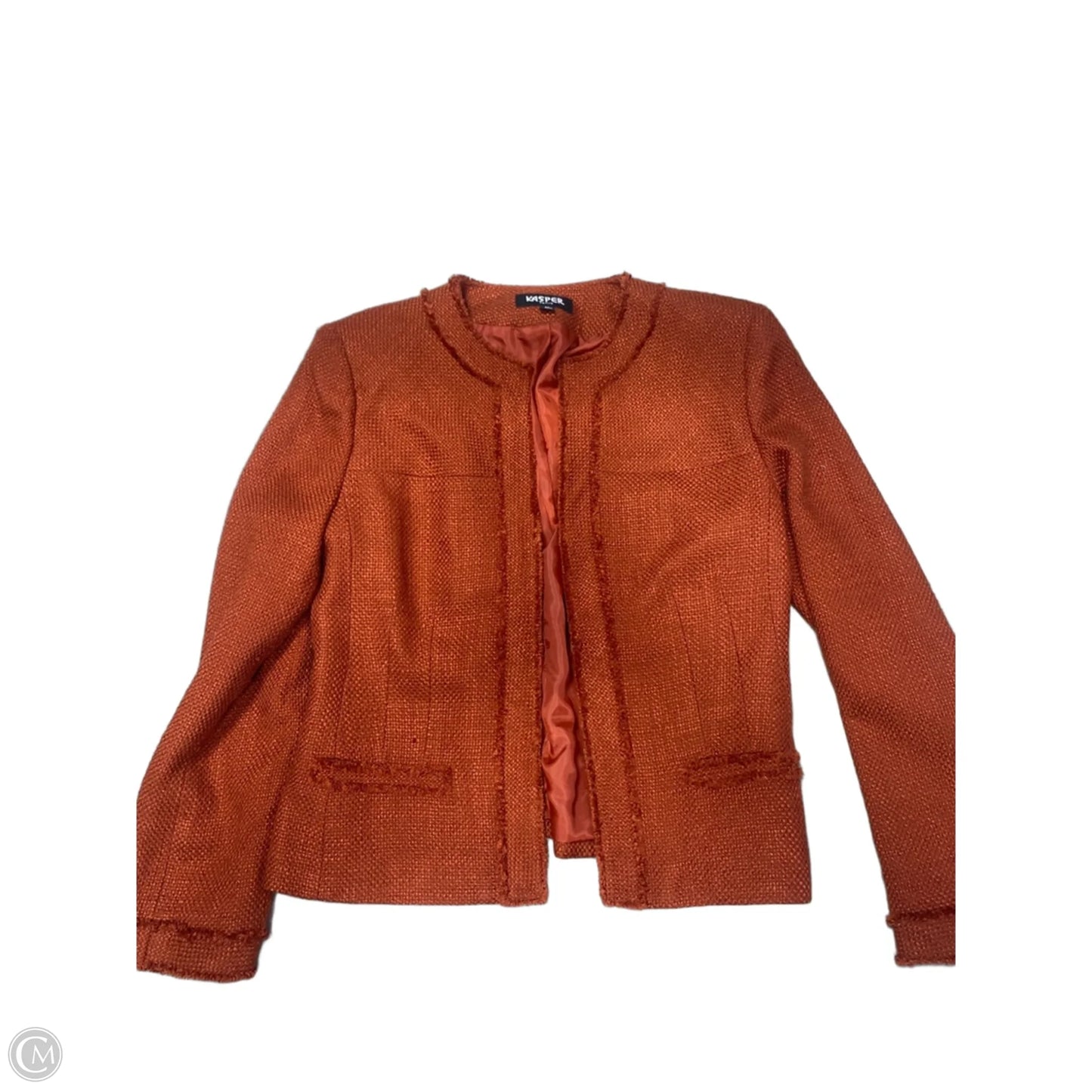 Blazer By Kasper In Orange, Size: M