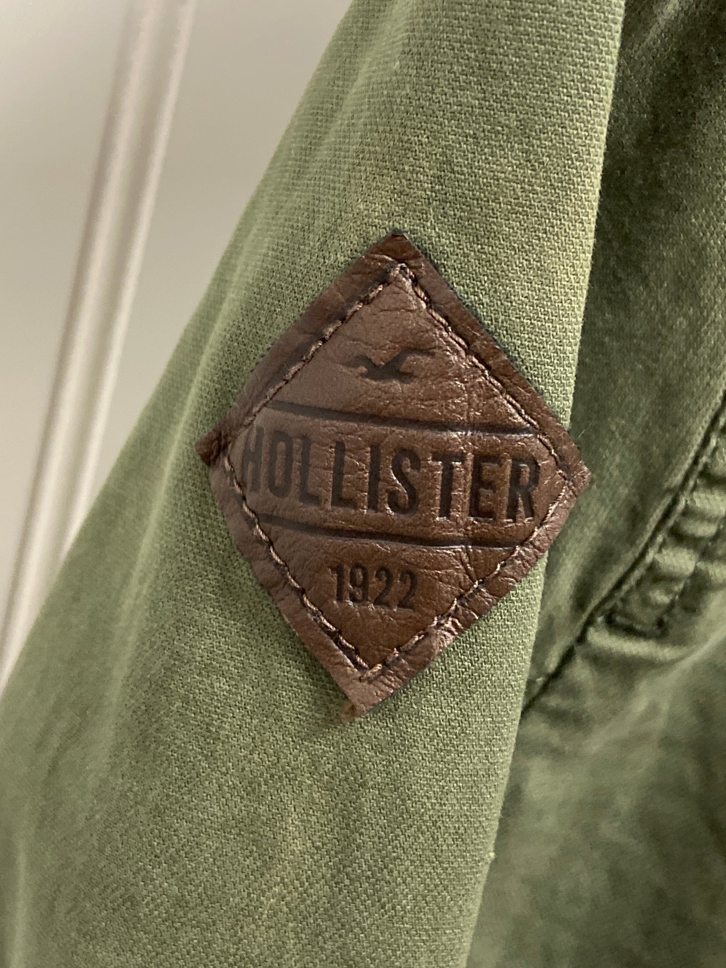 Jacket Utility By Hollister In Green, Size: Xl