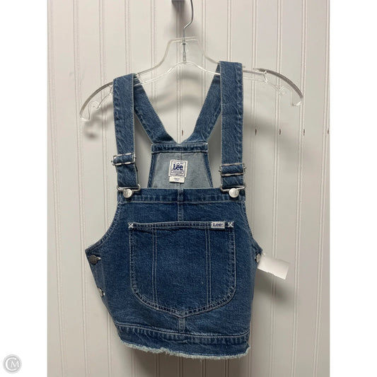 Top Sleeveless By Lee In Blue Denim, Size: S