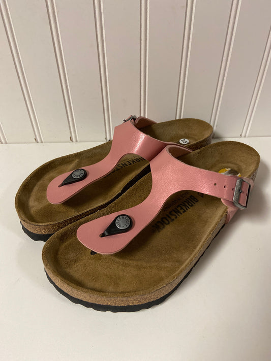 Shoes Flats By Birkenstock In Pink, Size: 7.5