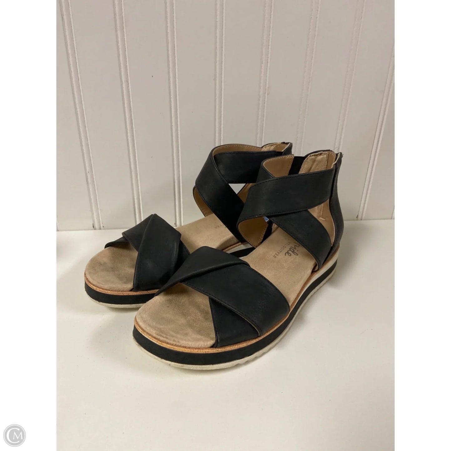 Sandals Flats By Life Stride In Black, Size: 6