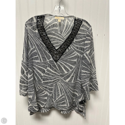 Top Long Sleeve By Michael By Michael Kors In Grey, Size: M