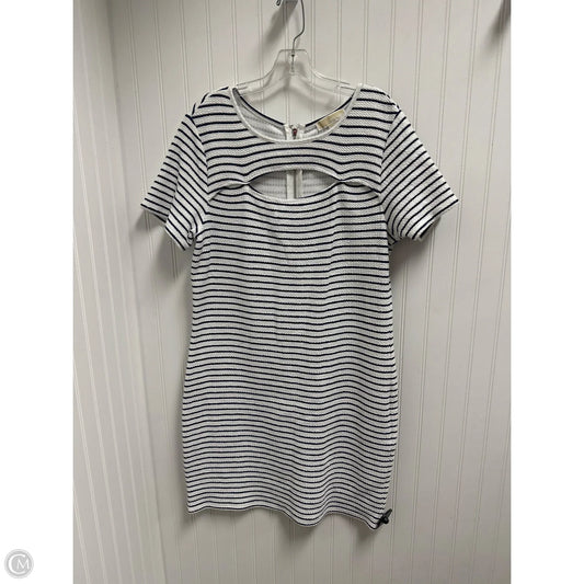 Dress Casual Midi By Michael By Michael Kors In Striped Pattern, Size: L