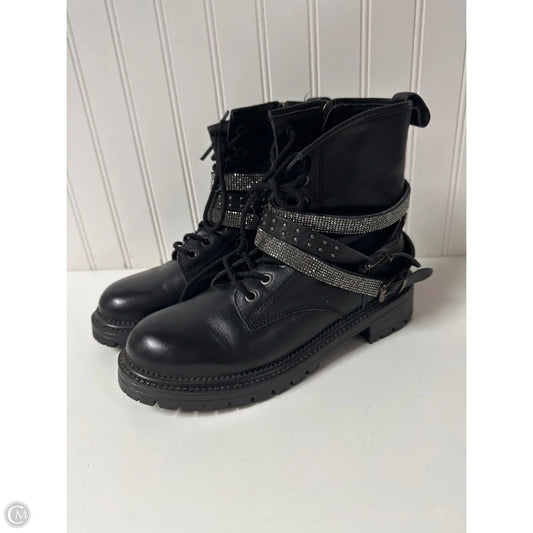 Boots Combat By Steve Madden In Black, Size: 7.5
