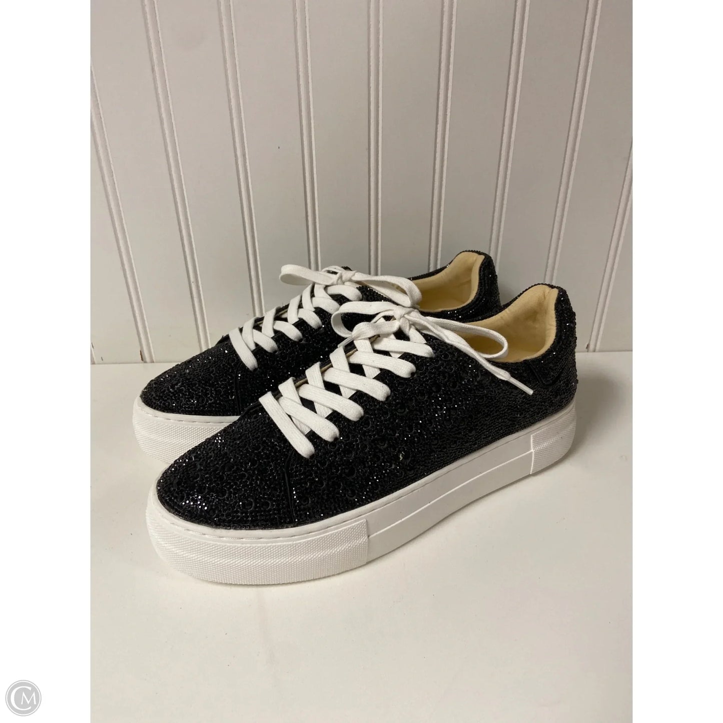 Shoes Sneakers By Betsey Johnson In Black, Size: 10