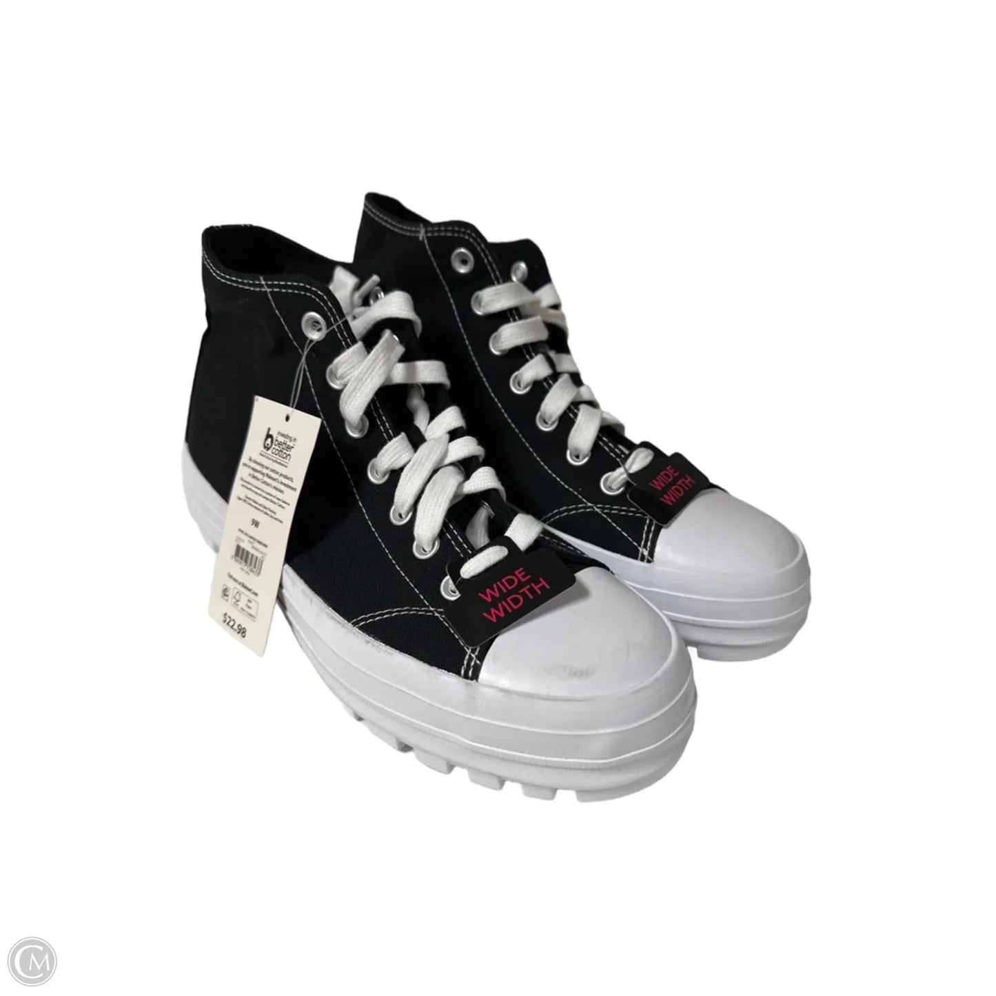 Shoes Sneakers By No Boundaries In Black & White, Size: 9