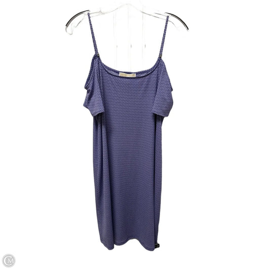 Dress Casual Midi By Michael By Michael Kors In Blue, Size: M