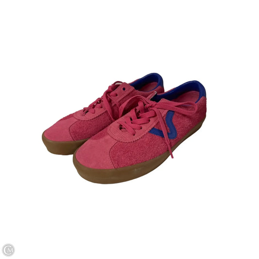 Shoes Athletic By Vans In Plaid Pattern, Size: 6.5