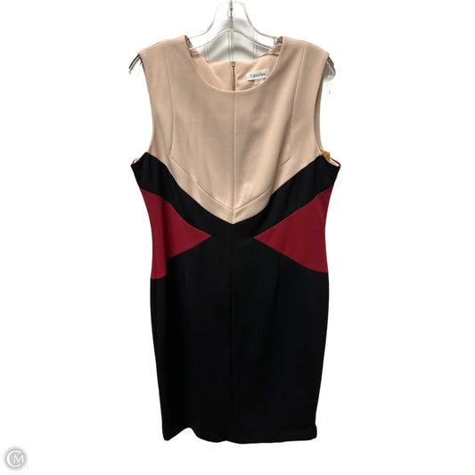 Dress Party Midi By Calvin Klein In Pink, Size: L