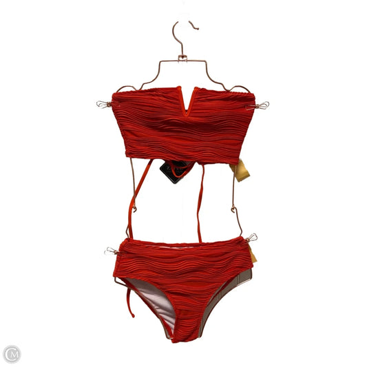 Swimsuit 2pc By Zara In Red, Size: S
