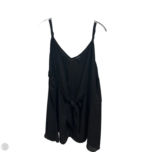 Top Sleeveless By Torrid In Black, Size: 4x