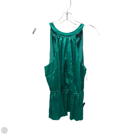 Top Sleeveless By Inc In Green, Size: L