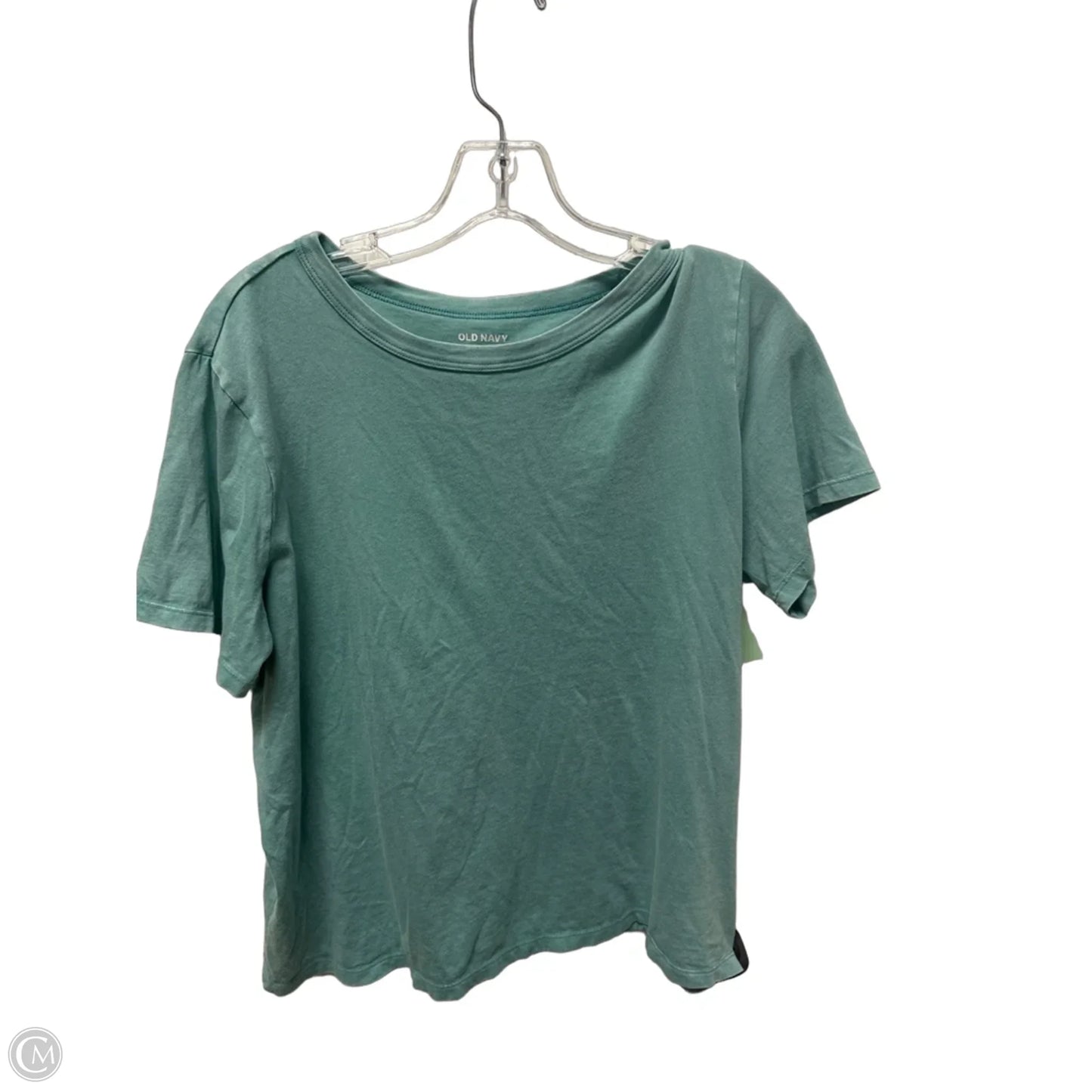 Top Short Sleeve By Old Navy In Blue, Size: L