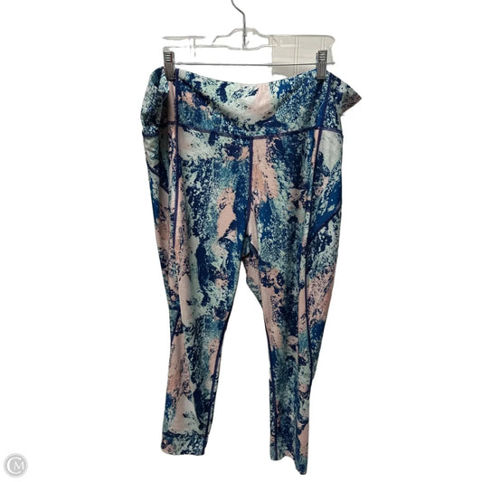 Athletic Leggings By Tek Gear In Blue, Size: 3x