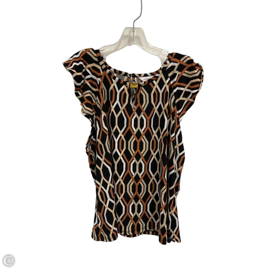 Top Sleeveless By Liz Claiborne In Orange, Size: Xl