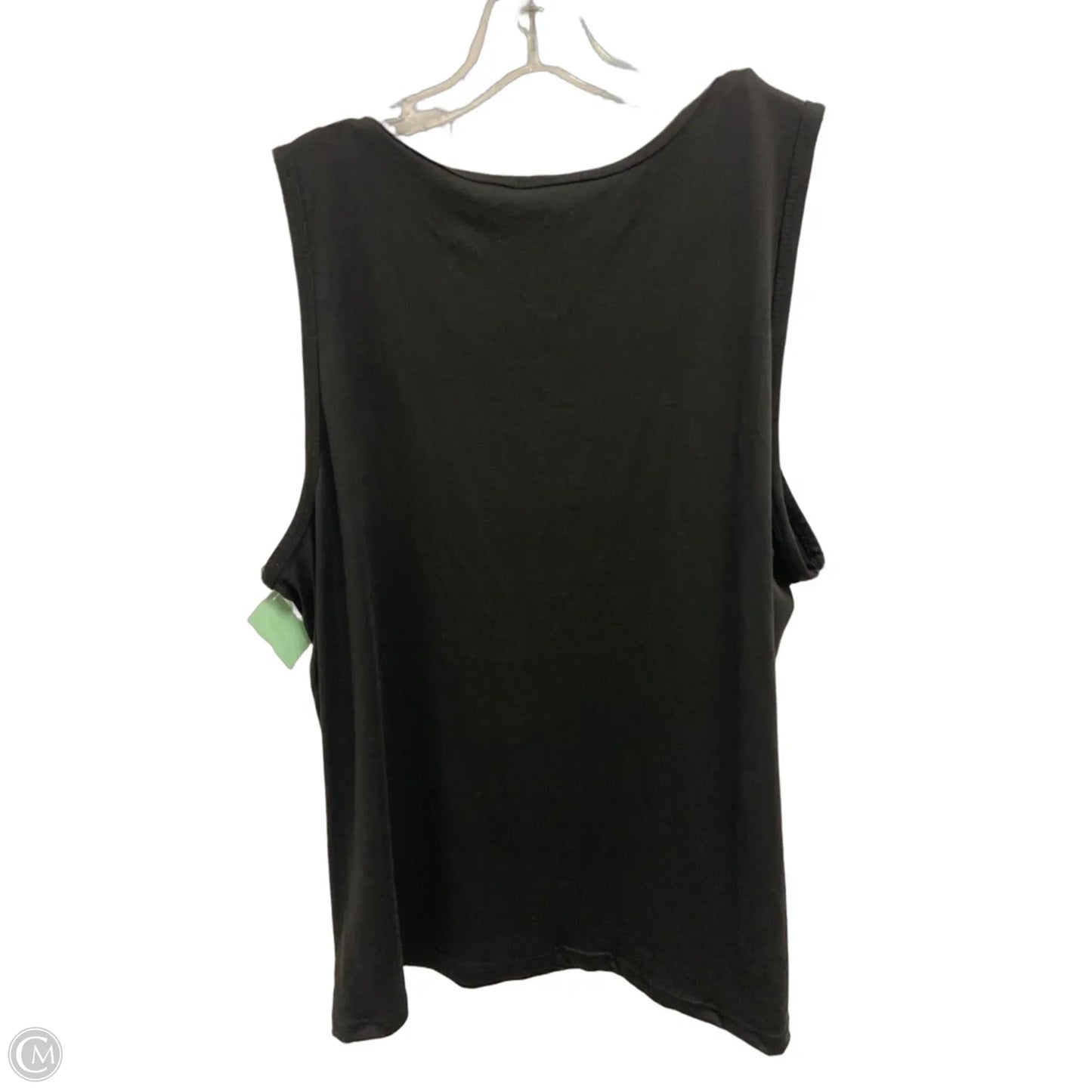 Top Sleeveless By Clothes Mentor In Black, Size: 4x