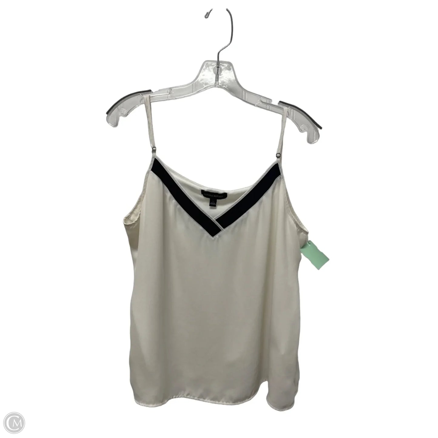 Top Sleeveless By Banana Republic In White, Size: Xl