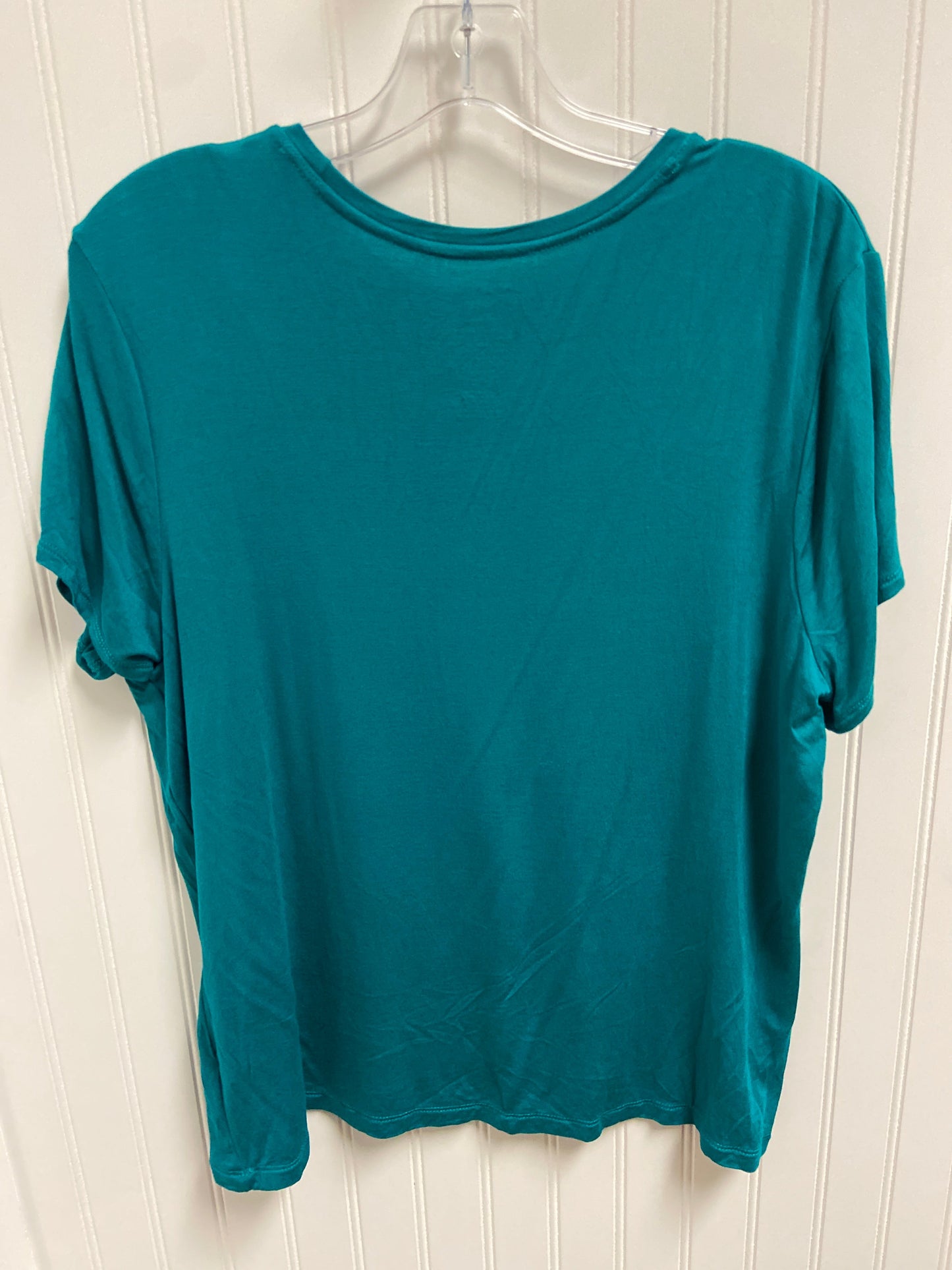 Top Short Sleeve By Nine West In Green, Size: Xxl