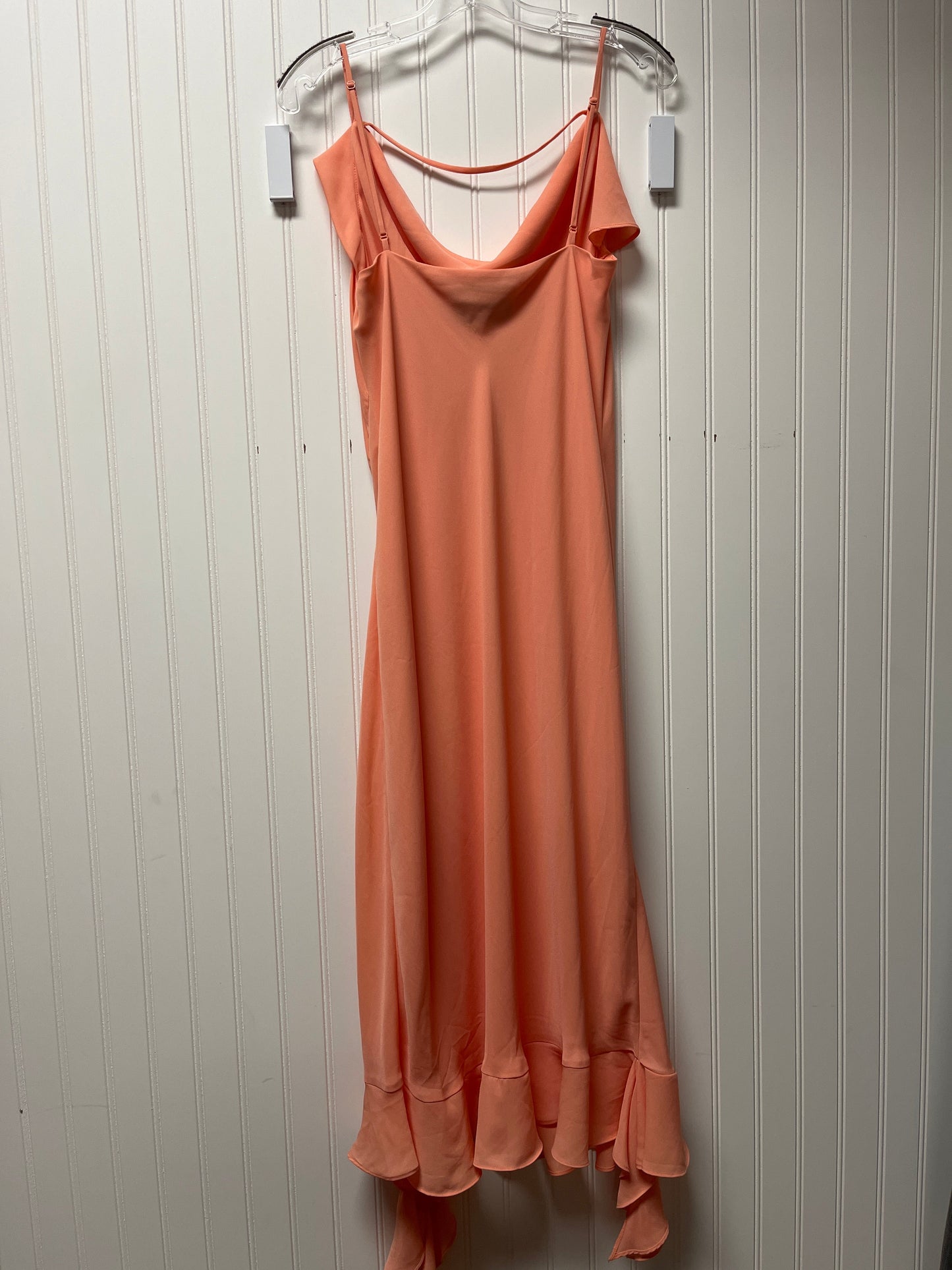 Dress Party Long By Anthropologie In Peach, Size: M