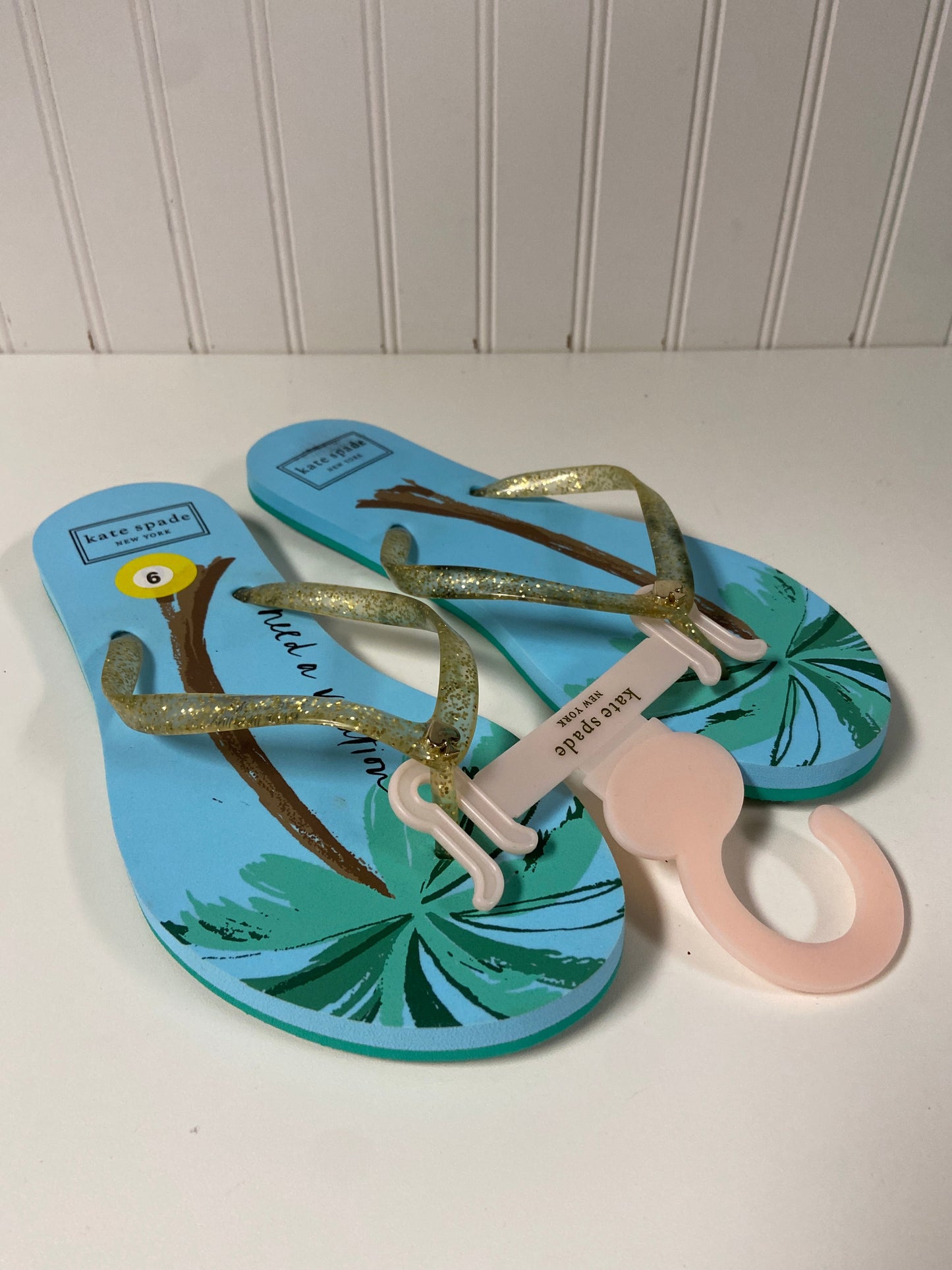 Sandals Designer By Kate Spade In Blue, Size: 9