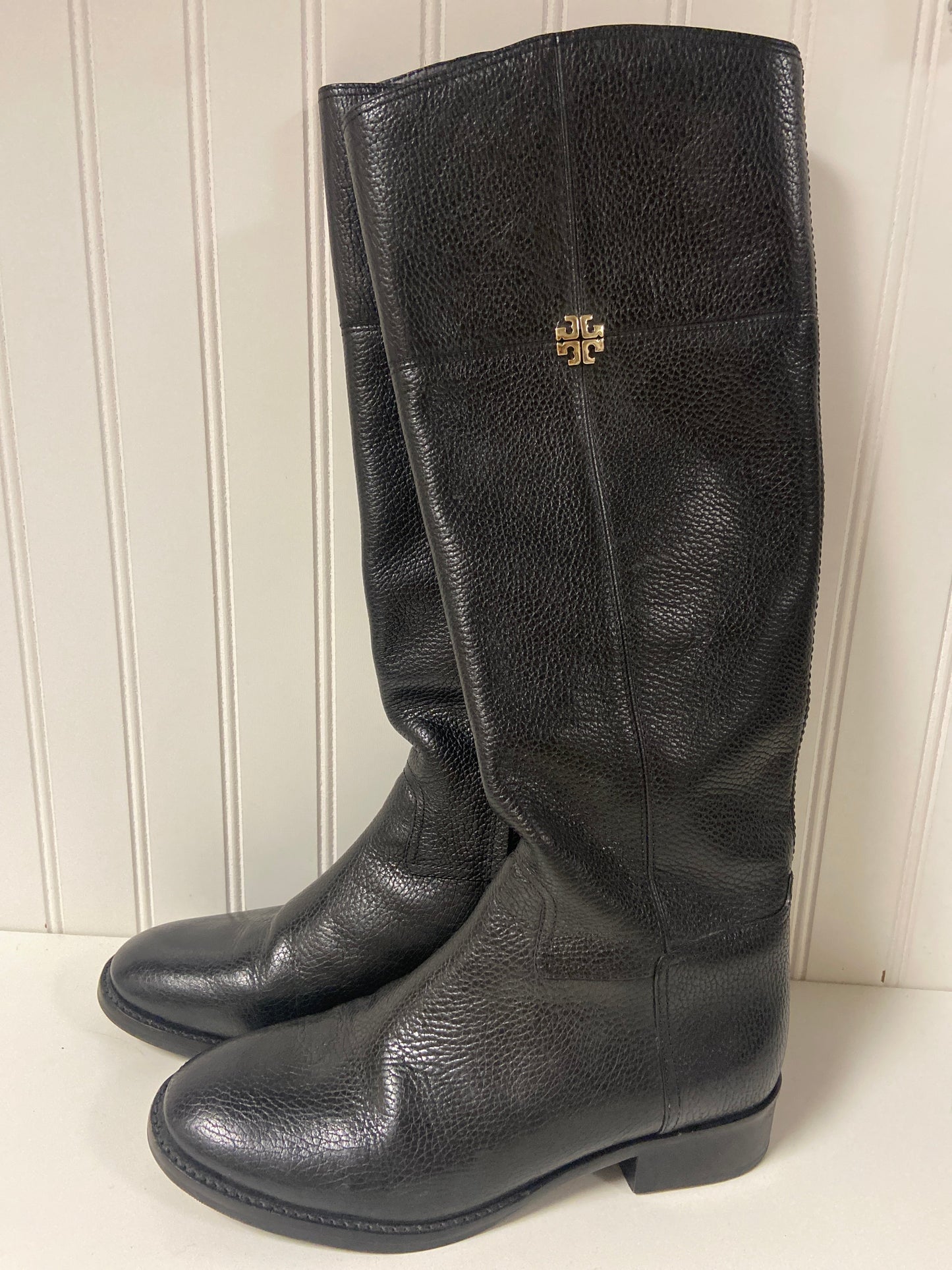 Boots Designer By Tory Burch In Black, Size: 7