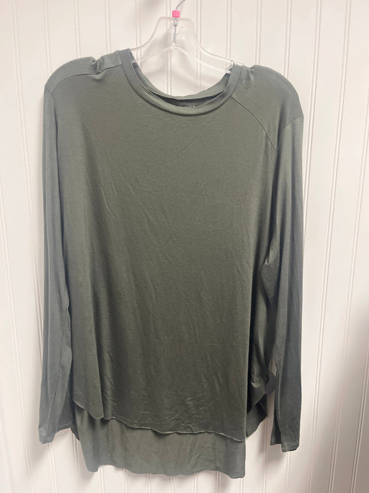 Top Long Sleeve By Halogen In Green, Size: 2x