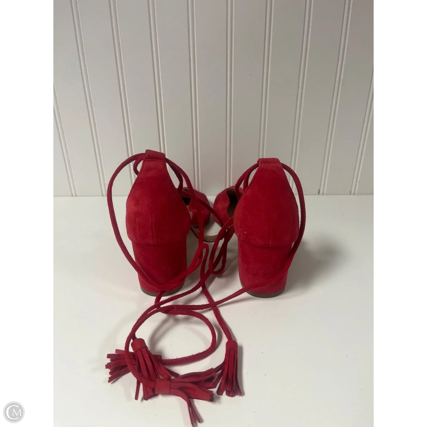 Shoes Heels Block By Halogen In Red, Size: 7.5