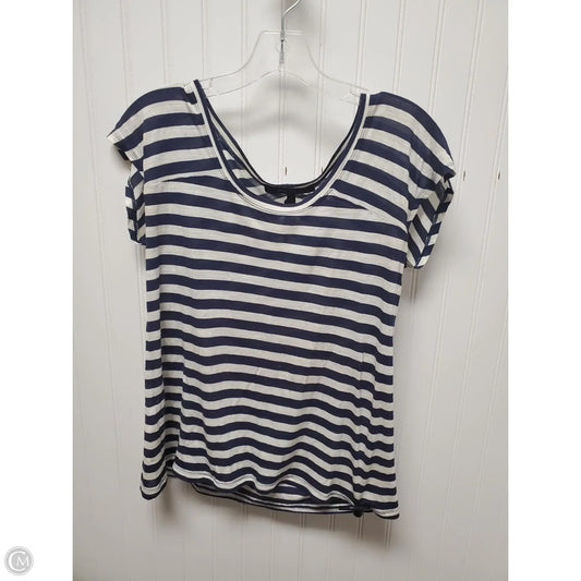 Top Short Sleeve Basic By Bcbgmaxazria In Striped Pattern, Size: Xs