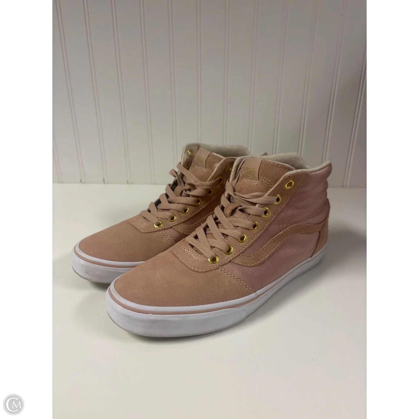 Shoes Sneakers By Vans In Peach, Size: 10