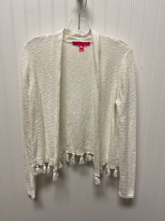 Cardigan Designer By Lilly Pulitzer In Cream, Size: M