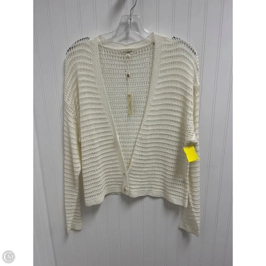Sweater Cardigan By Max Studio In Cream, Size: S