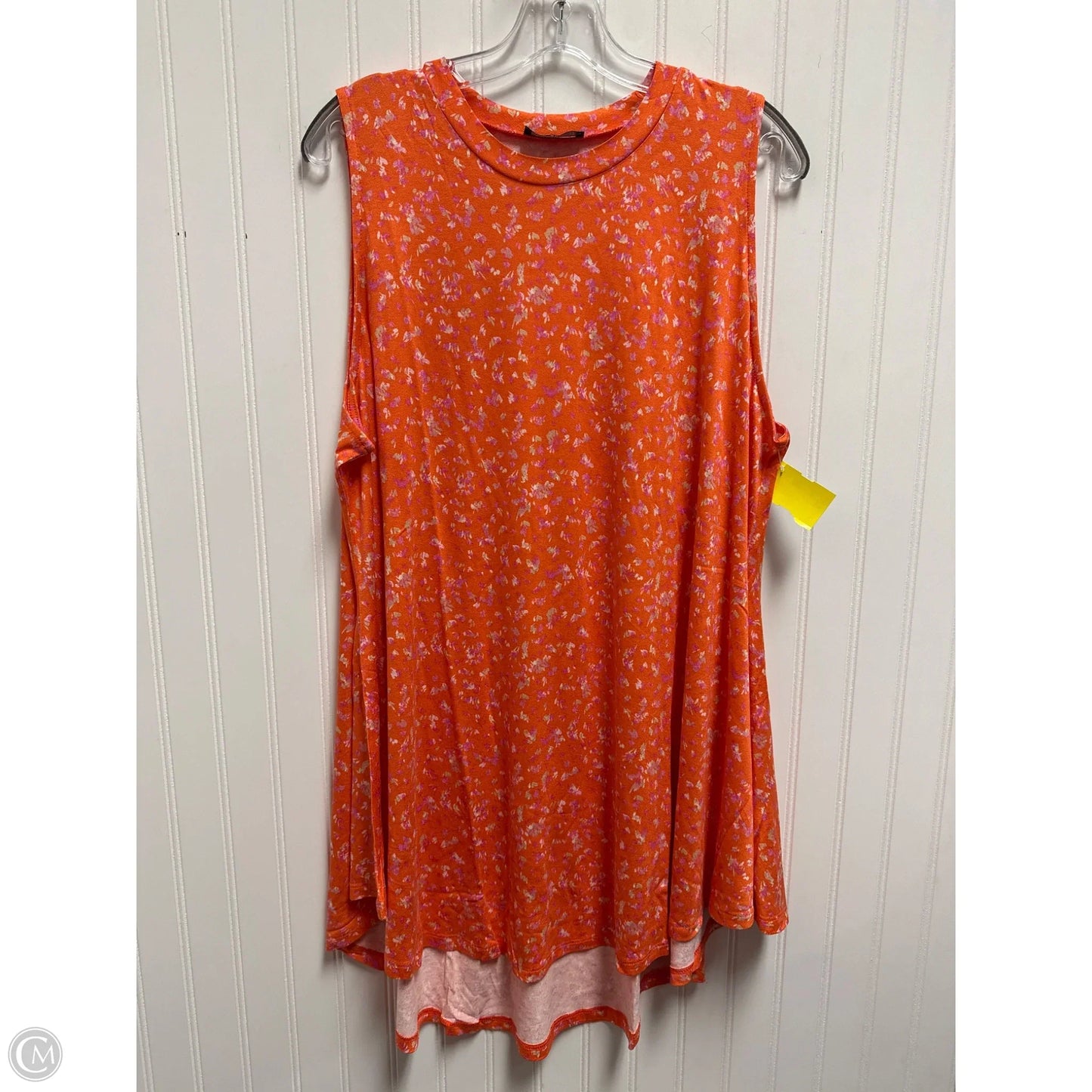 Top Sleeveless By Lane Bryant In Orange, Size: 3x