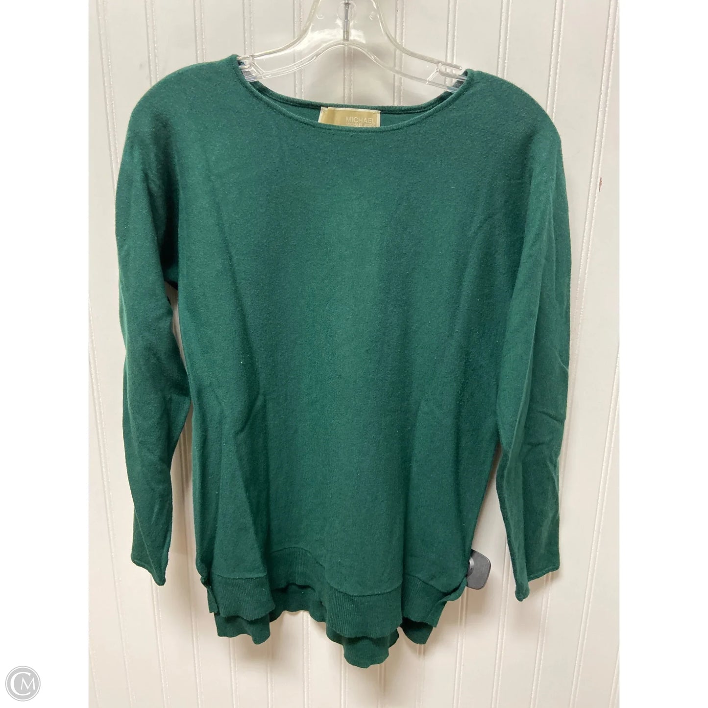 Top Long Sleeve By Michael By Michael Kors In Green, Size: S